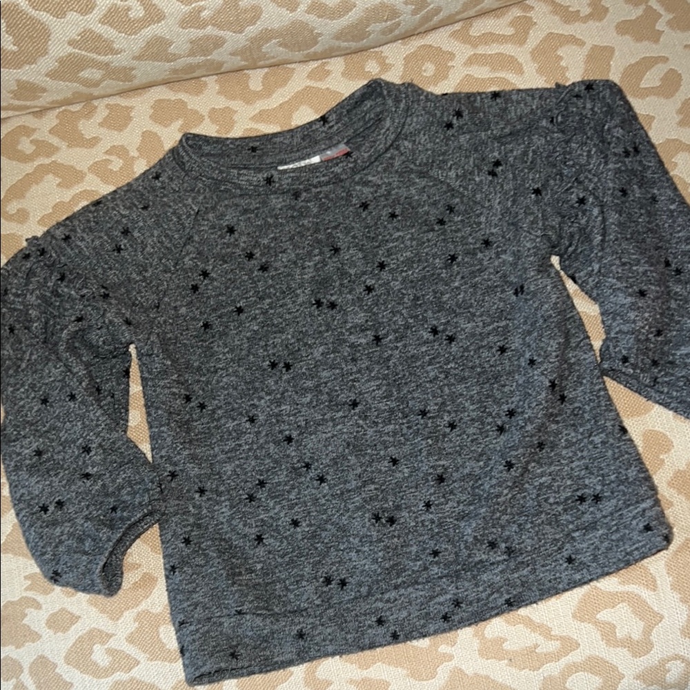 Zara Gray Balloon Sleeve Sweater 18-24